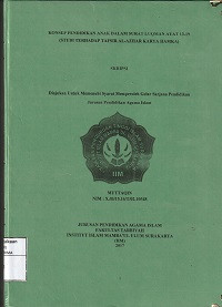 Image of Konsep Pendidikan Anak Dalam Surat Luqman Ayat 13-19 (Studi Terhadap Tafsir Al-Azhar Karya Hamka)