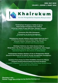 Khairukum : Jurnal Pengabdian Kepada Masyarakat