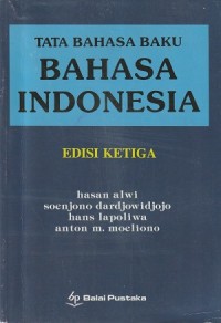 Tata Bahasa Baku Bahasa Indonesia